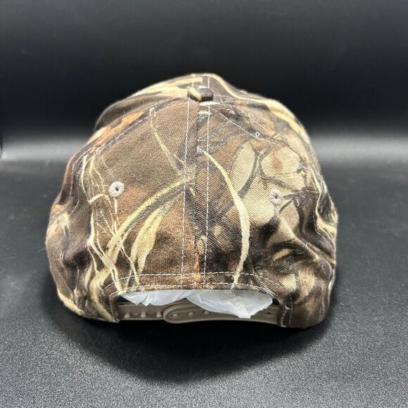 Snap On Camo Hat Unisex Brown Snap Back Embroidered k Products Adjustable - Picture 5 of 7
